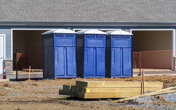 the minimum rental period for a job site portable toilet is usually one month